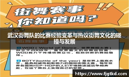 武汉街舞队的比赛经验变革与热议街舞文化的碰撞与发展