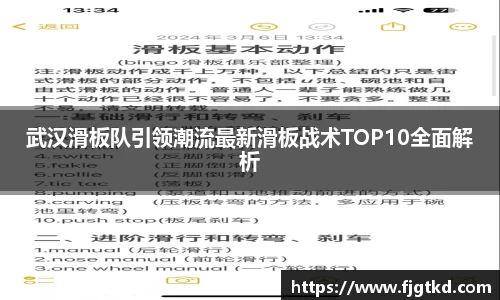 武汉滑板队引领潮流最新滑板战术TOP10全面解析