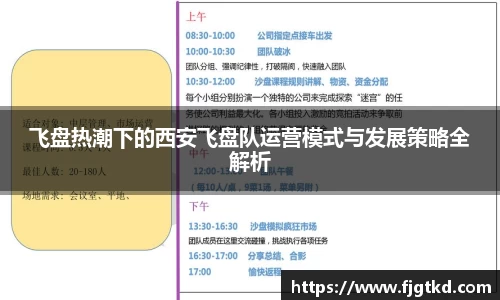 飞盘热潮下的西安飞盘队运营模式与发展策略全解析
